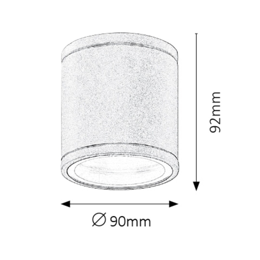 Rabalux - Luz de teto de exterior 1xGU10/35W/230V IP54