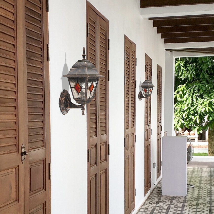 Rabalux - Luz de parede de exterior 1xE27/60W/230V