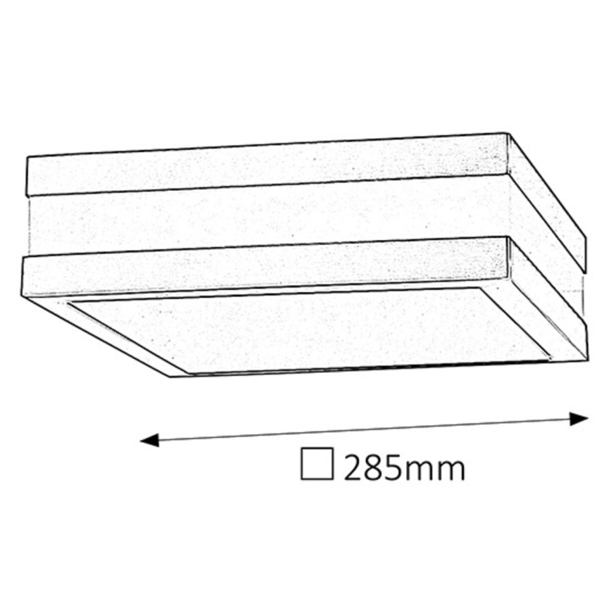 Rabalux - Luz de parede de exterior 2xE27/11W/230V IP44