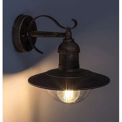 Rabalux - Luz de parede de exterior 1xE27/60W/230V IP44