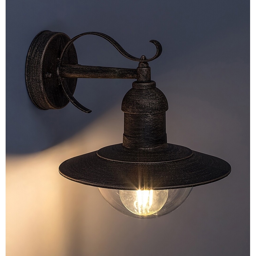 Rabalux - Luz de parede de exterior 1xE27/60W/230V IP44