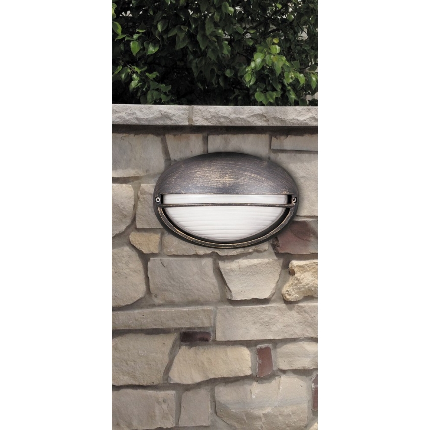 Rabalux - Luz de parede de exterior 1xE27/100W/230V IP54