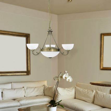 Rabalux - Candelabro numa corrente 3xE14/40W + 2xE27/60W