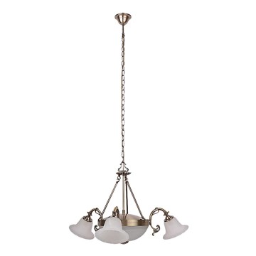 Rabalux 8553 - Candelabro numa corrente ORCHIDEA 3xE14/40W+2xE27/60W