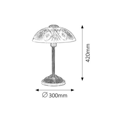 Rabalux - Lâmpada de mesa 1xE14/40W/230V