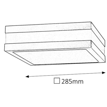 Rabalux - Luz de parede de exterior 2xE27/11W/230V IP44