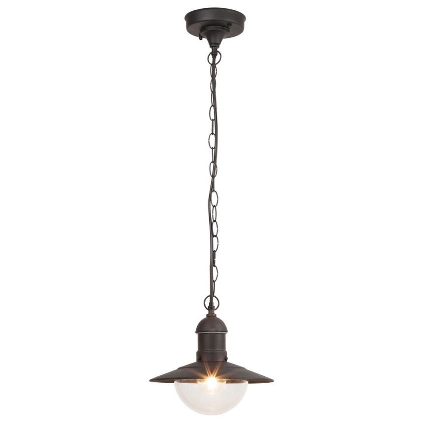 Rabalux - Luz pendente de exterior 1xE27/60W preto antigo IP44