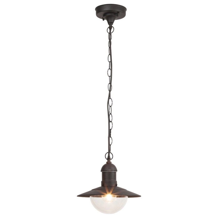Rabalux - Luz pendente de exterior 1xE27/60W preto antigo IP44