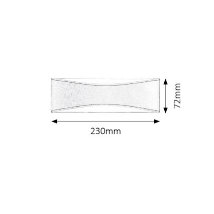 Rabalux - Luz de parede LED de exterior LED/10W/230V IP65