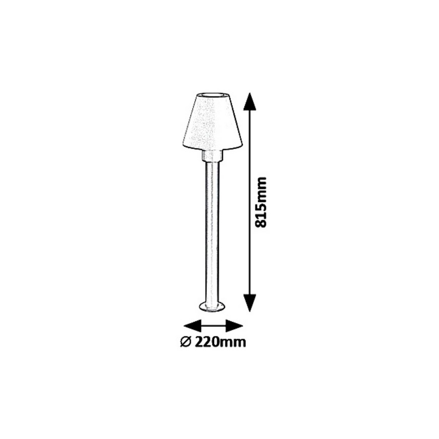 Rabalux 8845 - Candeeiro de exterior FAVARA 1xE27/14W/230V IP44