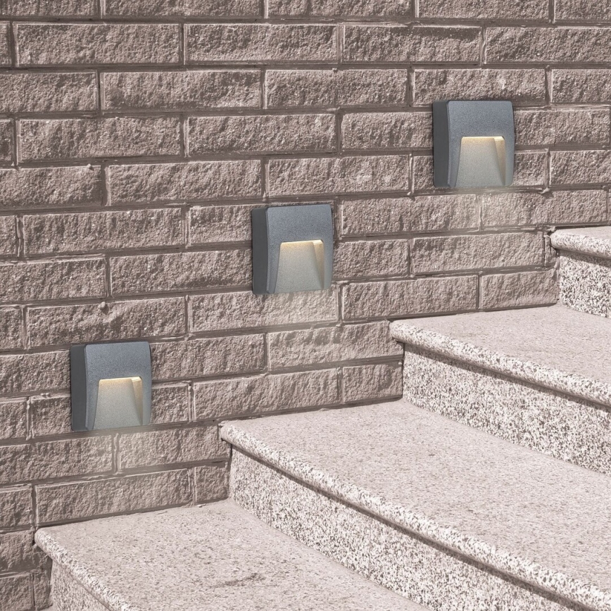Rabalux 8894 - Luz de parede LED de exterior TRENTO LED/3W/230V IP65