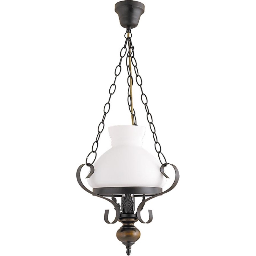 Rabalux - Vidro de substituição para lustre, candeeiro de mesa e candeeiro de parede E27 diâmetro 23,5 cm branco