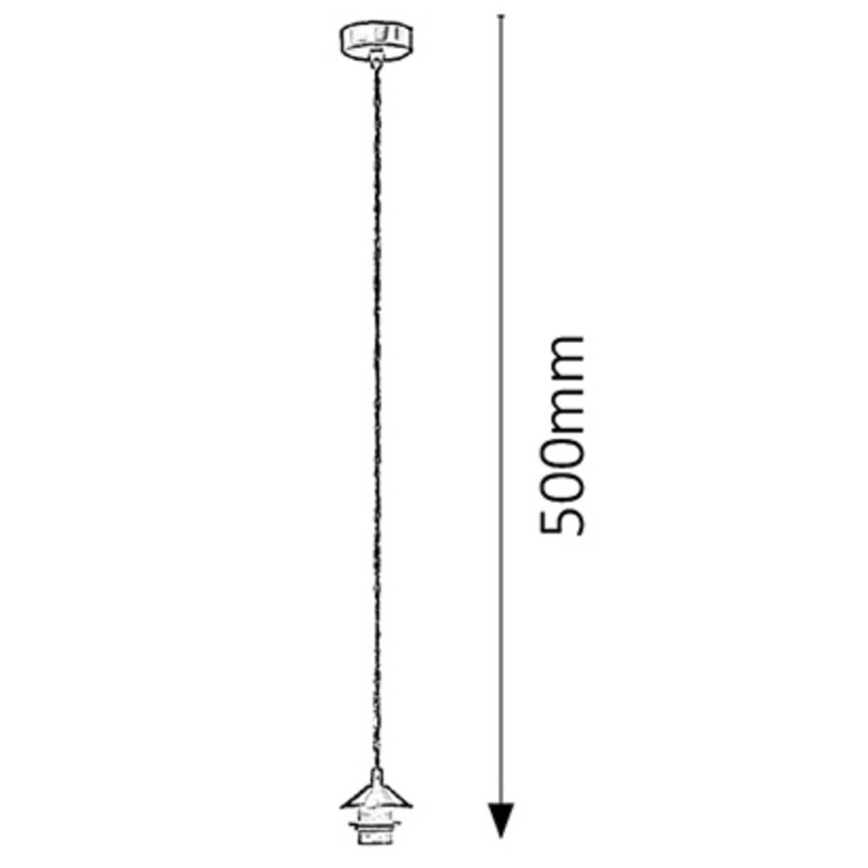 Rabalux 9926 - Cabo de carregar FIX 1xE27/60W/230V