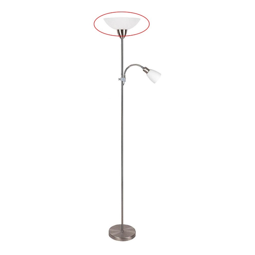 Rabalux - Abajur de substituição para candeeiro de pé E27 large branco