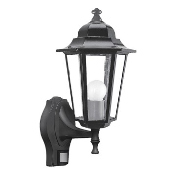 Rabalux - Aplique de parede externo com sensor 1xE27/60W/230V