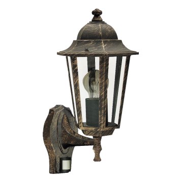 Rabalux - Aplique de parede externo com sensor 1xE27/60W/230V