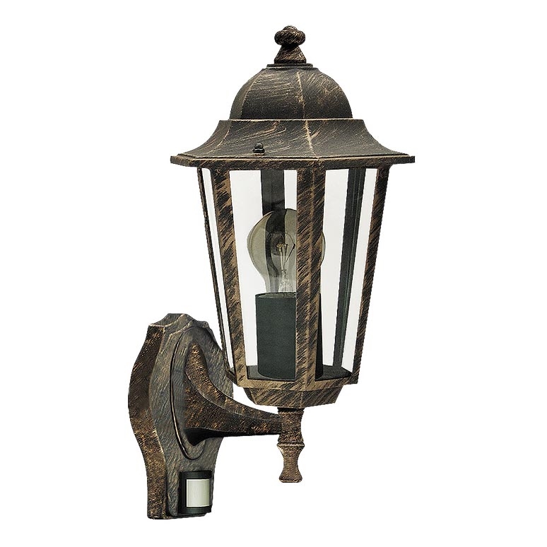 Rabalux - Aplique de parede externo com sensor 1xE27/60W/230V