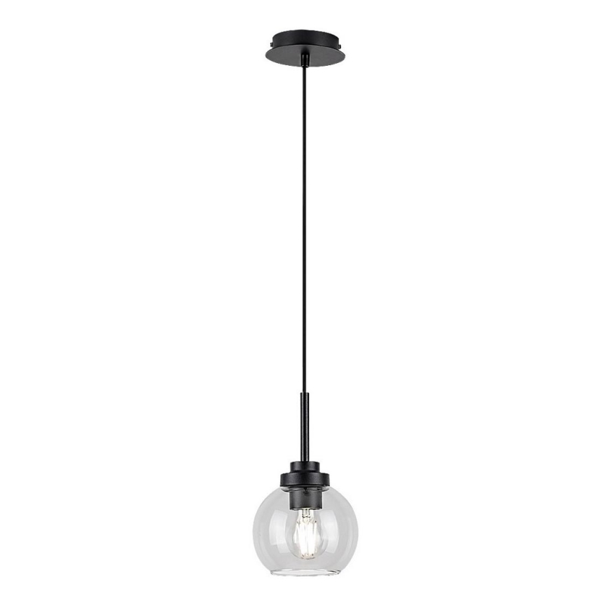 Rabalux - Bathroom candelabro suspenso 1xE27/15W/230V preto IP44