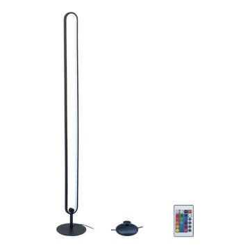 Rabalux - Candeeiro de chão LED RGB com regulação LED/19W/230V + controlo remoto