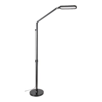Rabalux - Candeeiro de chão LED táctil com regulação LED/13W/230V 3000-6000K preto