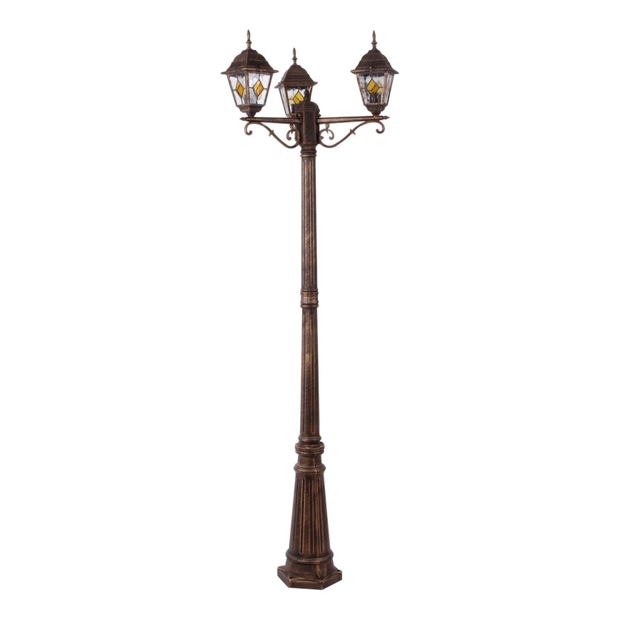 Rabalux - Candeeiro de exterior 3xE27/60W/230V