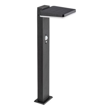 Rabalux - Candeeiro de exterior solar regulável com sensor LED/4,4W/3,7V IP54 antracite
