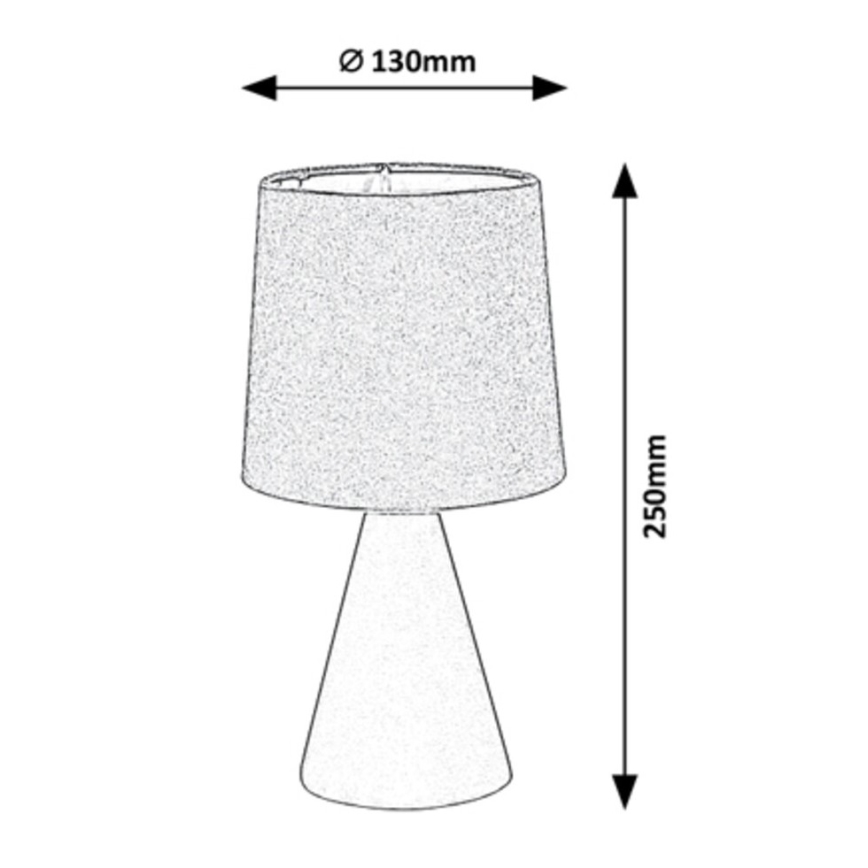 Rabalux - Candeeiro de mesa 1xE14/40W/230V bege