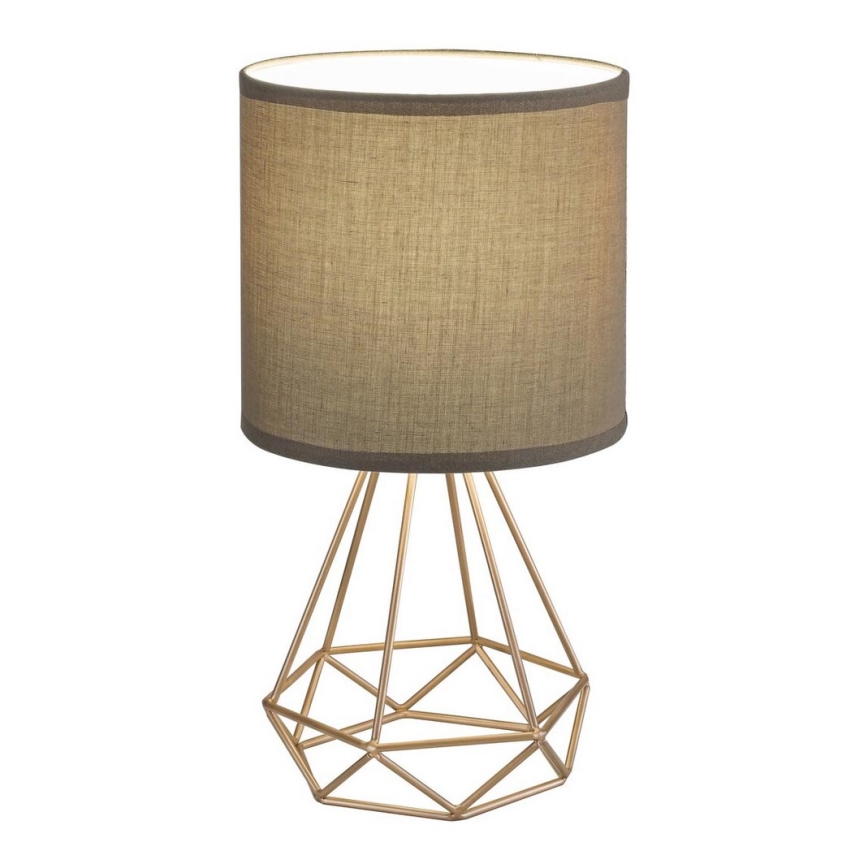 Rabalux - Candeeiro de mesa 1xE14/40W/230V castanho