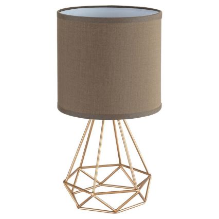 Rabalux - Candeeiro de mesa 1xE14/40W/230V castanho