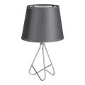 Rabalux - Candeeiro de mesa 1xE14/40W/230V cinzento/cromado brilhante