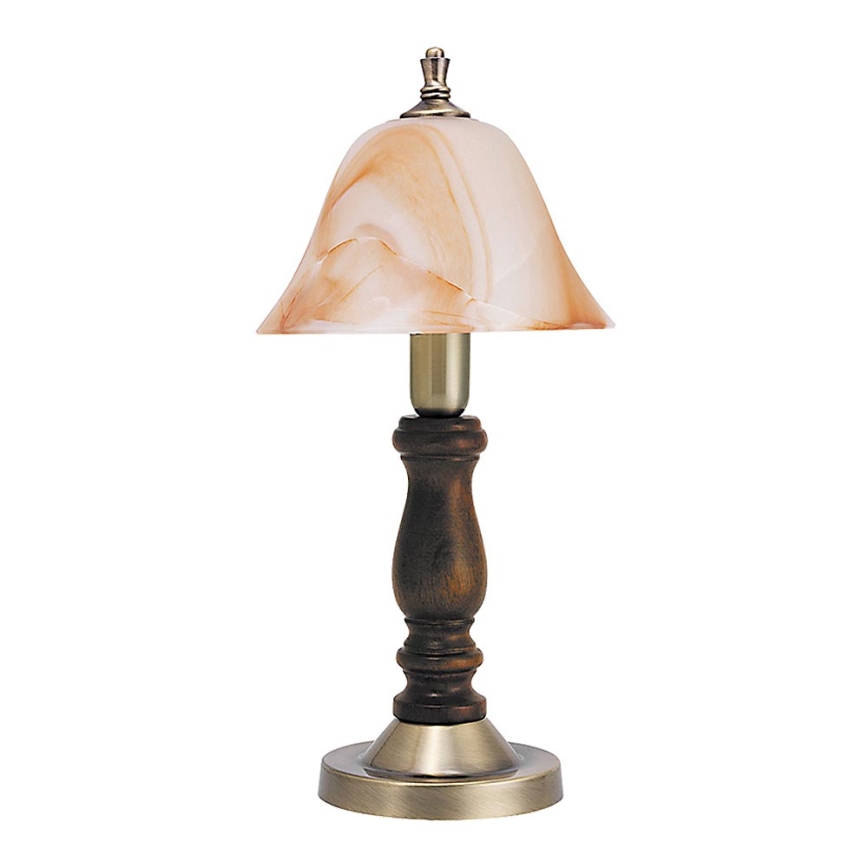 Rabalux - Candeeiro de mesa 1xE14/40W/230V nogueira