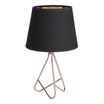 Rabalux - Candeeiro de mesa 1xE14/40W/230V preto/dourado