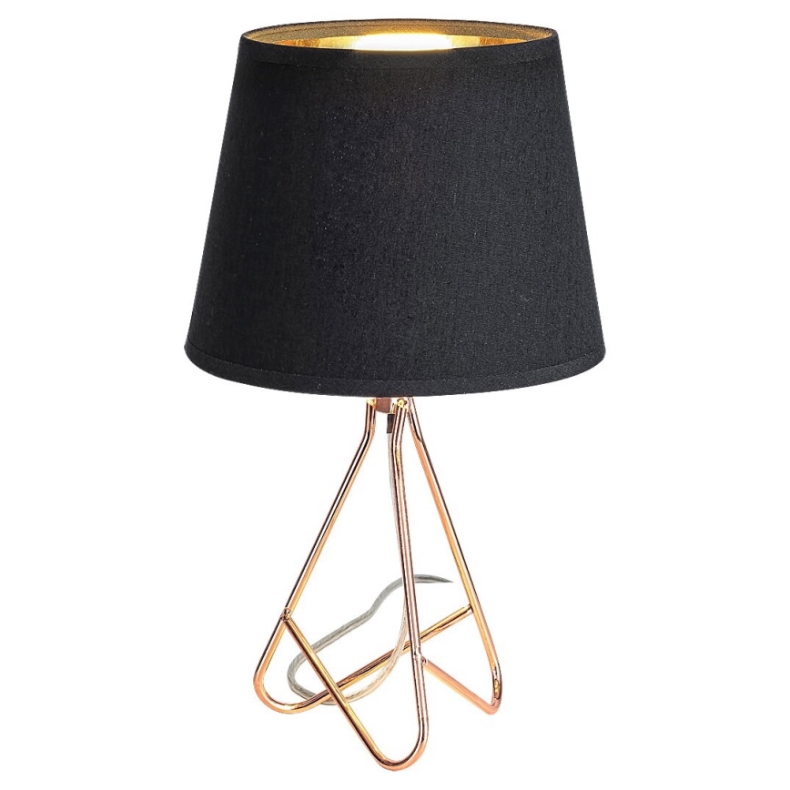 Rabalux - Candeeiro de mesa 1xE14/40W/230V preto/dourado