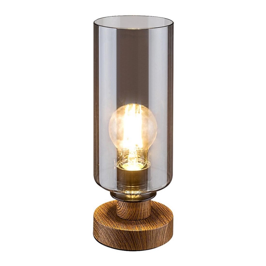 Rabalux - Candeeiro de mesa 1xE27/25W/230V carvalho