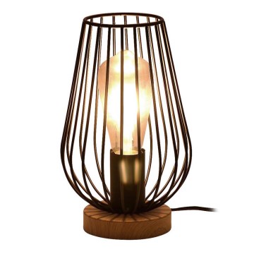 Rabalux - Candeeiro de mesa 1xE27/40W/230V preto