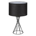 Rabalux - Candeeiro de mesa 1xE27/40W/230V preto