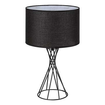 Rabalux - Candeeiro de mesa 1xE27/40W/230V preto