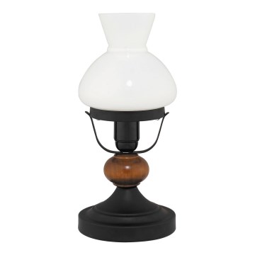 Rabalux - Candeeiro de mesa E27/60W/230V nogueira