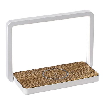 Rabalux - Candeeiro de mesa LED com regulação com um carregador sem fios LED/4W/5V 3000K