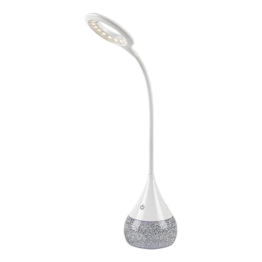 Rabalux - Candeeiro de mesa LED RGB com regulação LED/4W/230V branco