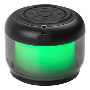 Rabalux - Candeeiro de mesa RGB com coluna RGB/3W/3,7V 500mAh
