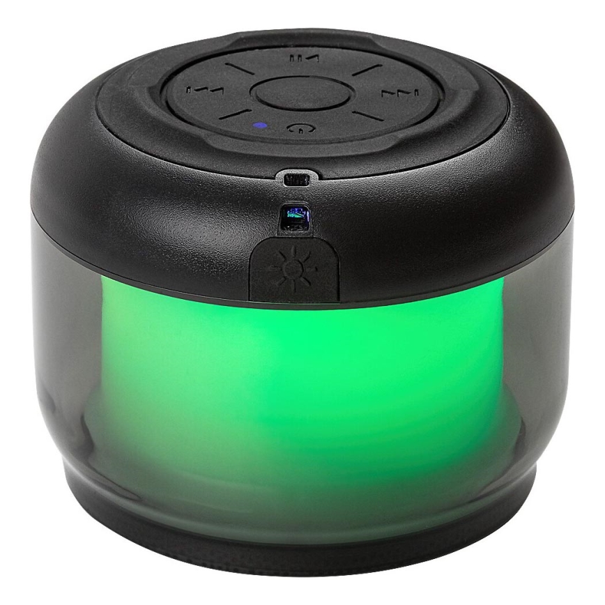Rabalux - Candeeiro de mesa RGB com coluna RGB/3W/3,7V 500mAh