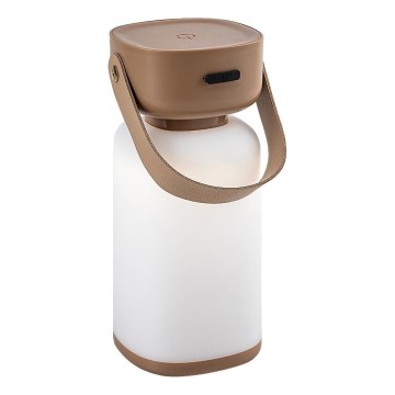 Rabalux - Candeeiro de mesa tátil LED para exterior com regulação LED/3W/5V IP44 castanho
