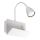 Rabalux - Candeeiro de parede com prateleira e USB port 1xGU10/25W/230V branco