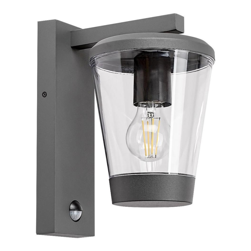 Rabalux - Candeeiro de parede exterior com sensor de movimento 1xE27/40W/230V IP44