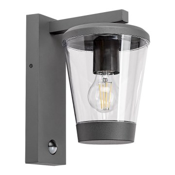 Rabalux - Candeeiro de parede exterior com uma sensor 1xE27/40W/230V IP44