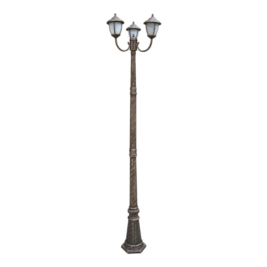 Rabalux - Candeeiro exterior 3xE27/60W/230V 210 cm