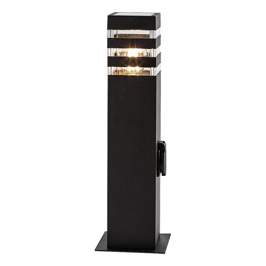 Rabalux - Candeeiro exterior com tomada 1xE27/12W/230V IP44