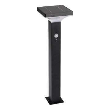 Rabalux - Candeeiro solar LED com sensor LED/4W/3,7V IP44 preto
