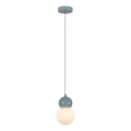 Rabalux - Candeeiro suspenso 1xG9/38W/230V azul
